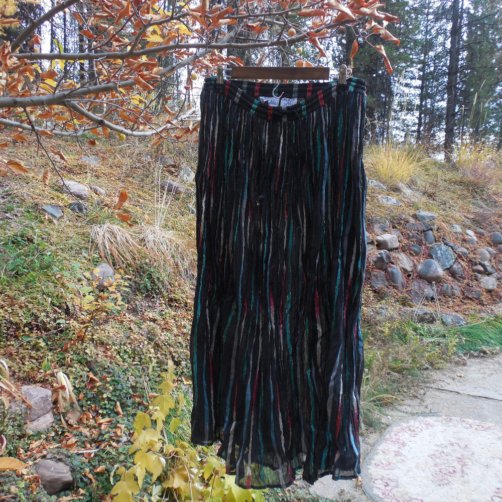 Vintage 1980s Indian Cotton Skirt|Fits Most
